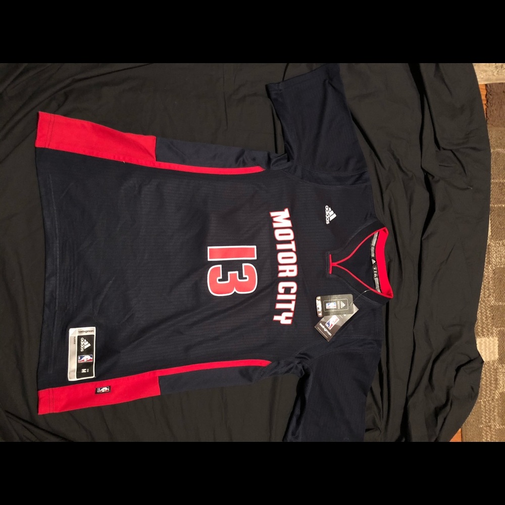 NBA Detroit Pistons motor city NWT stitched jersey